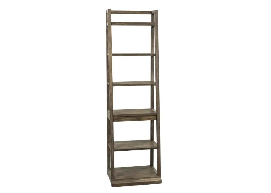 LEANING BOOKCASE - STONE BROOK