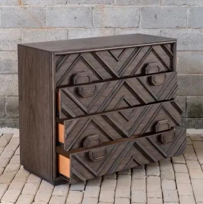 Uttermost Mindra Walnut Drawer Chest