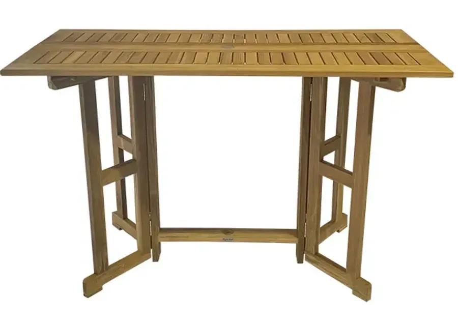 RECTANGLE OUTDOOR BAR DROP-LEAF TABLE