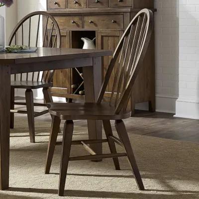 Liberty Furniture Hearthstone Rustic Oak Side Chair