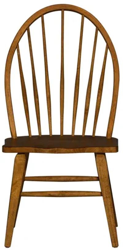 Liberty Furniture Hearthstone Rustic Oak Side Chair