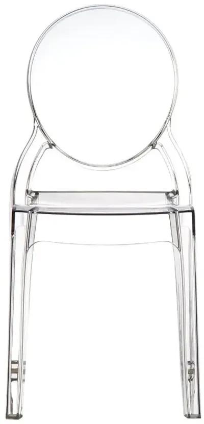 Compamia Elizabeth Polycarbonate Dining Chair Transparent Clear