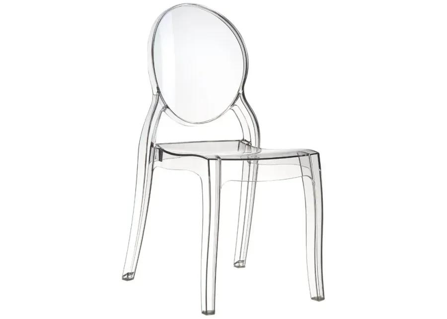 ELIZABETH POLYCARBONATE DINING CHAIR TRANSPARENT CLEAR