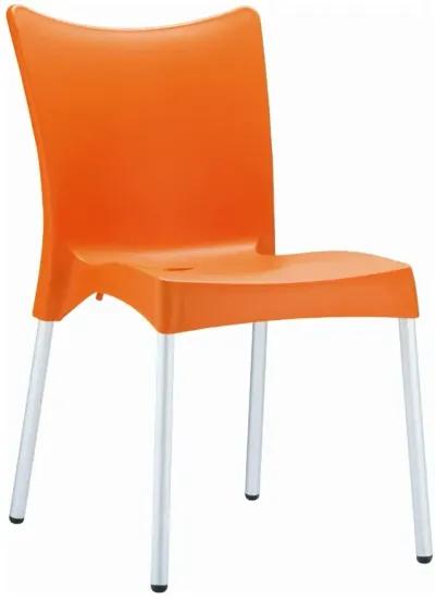 Compamia Juliette Resin Dining Chair Orange