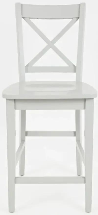 Jofran Simplicity X-Back Stool Dove