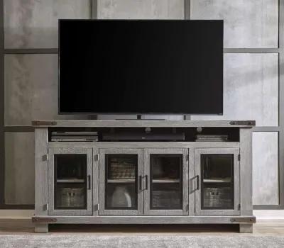 Aspenhome Sawyer Lighthouse Grey 78 Inch Highboy TV Stand Console