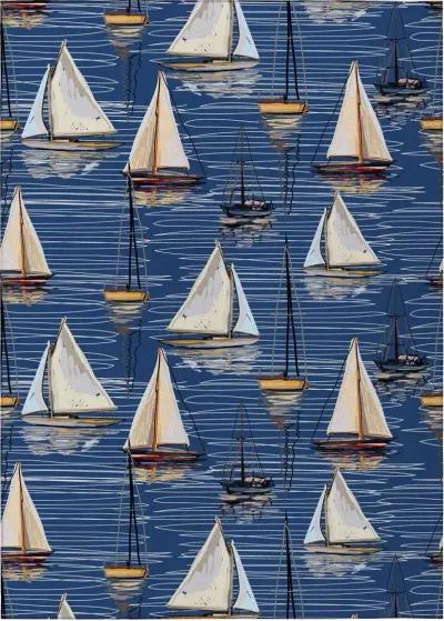 HARBOR NAVY 5'X8' AREA RUG