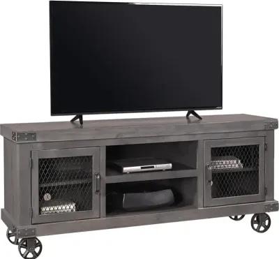 Aspenhome Industrial Smokey Grey TV Stand Console