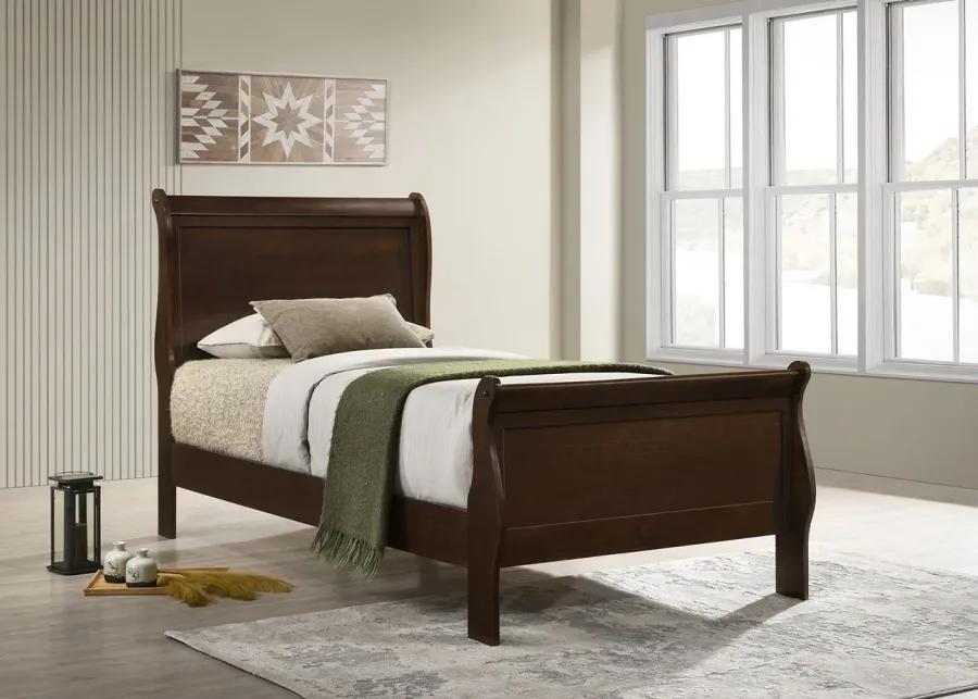 LOUIS PHILIPPE TWIN BED CAPPUCCINO