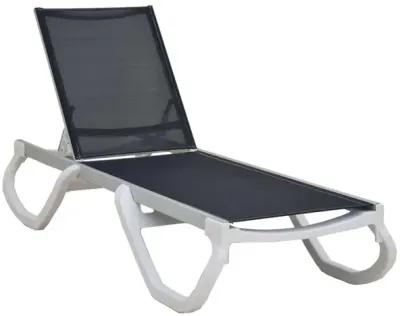 Rainbow Outdoor Panama Chaise Lounge in Anthracite