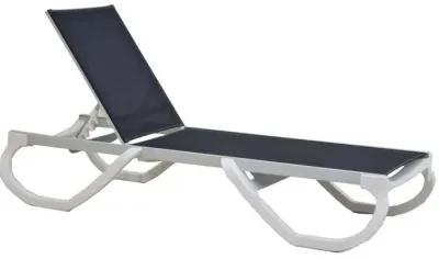 Rainbow Outdoor Panama Chaise Lounge in Anthracite