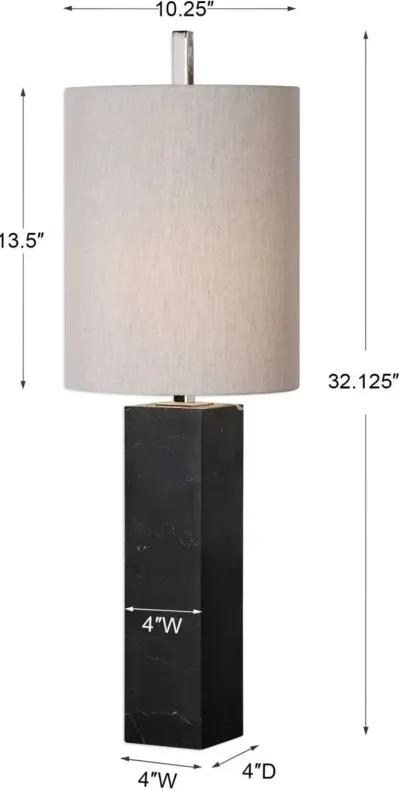 Uttermost Delaney Black Buffet Lamp