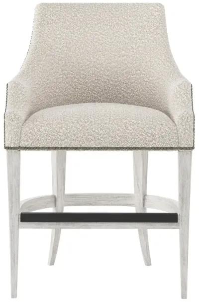 Bernhardt Keeley Upholstered Fabric Counter Stool