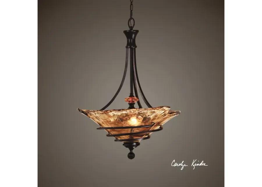 VITALIA OIL RUBBED BRONZE 3-LIGHT PENDANT