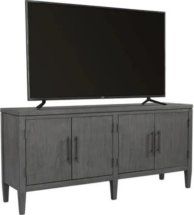 Aspenhome Preston Urbane Grey 65 Inch TV Stand Console