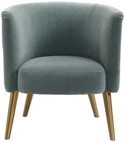 Uttermost Haider Blue Barrel Chair