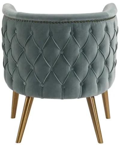 Uttermost Haider Blue Barrel Chair