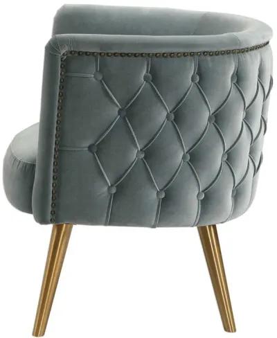 Uttermost Haider Blue Barrel Chair