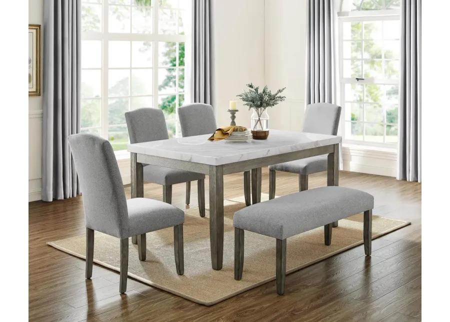 5 PIECE EMILY TABLE W/4 CHAIRS