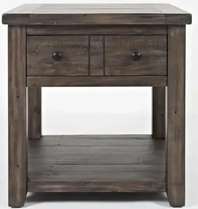 MADISON COUNTY END TABLE BARNWOOD