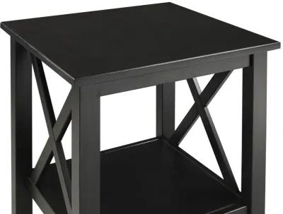 Linon Davis End Table Black