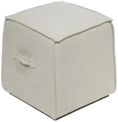 Nest Home Sand-Colored Small Bon Bon Ottoman