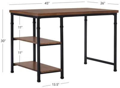 Linon Austin 2-Shelf Desk