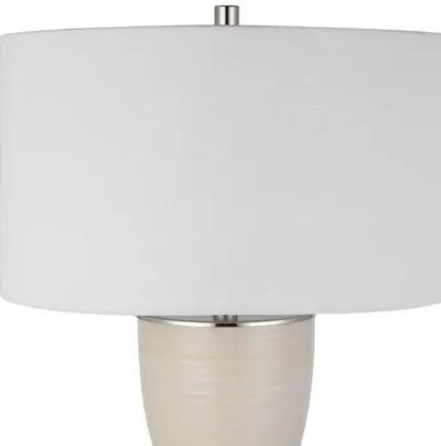 Uttermost Amphora Off-White/White Glaze Table Lamp