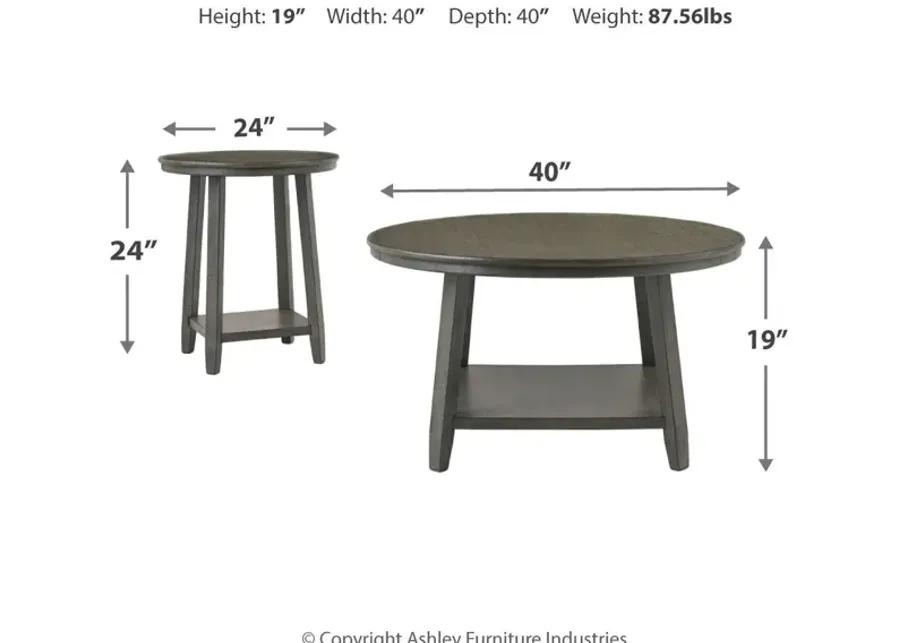 CAITBROOK TABLE (SET OF 3) GRAY SIGNATURE DESIGN