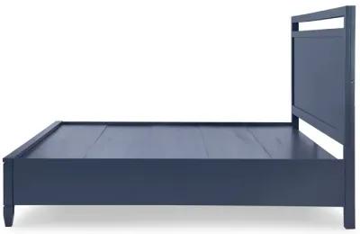 Legacy Classic Complete Panel Bed with Storage California King Blue Finish Summerland Inkwell