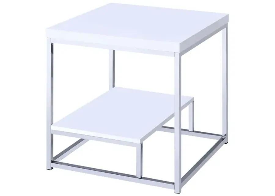 LUCIA END TABLE WHITE