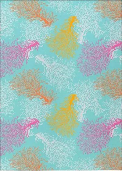 Dalyn Seabreeze Tranquility Aquatic Coral 5'X8' Area Rug