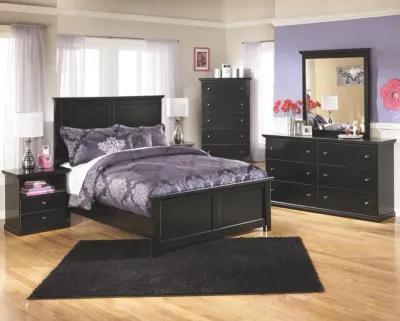 Ashley Maribel Black Full Panel Bed