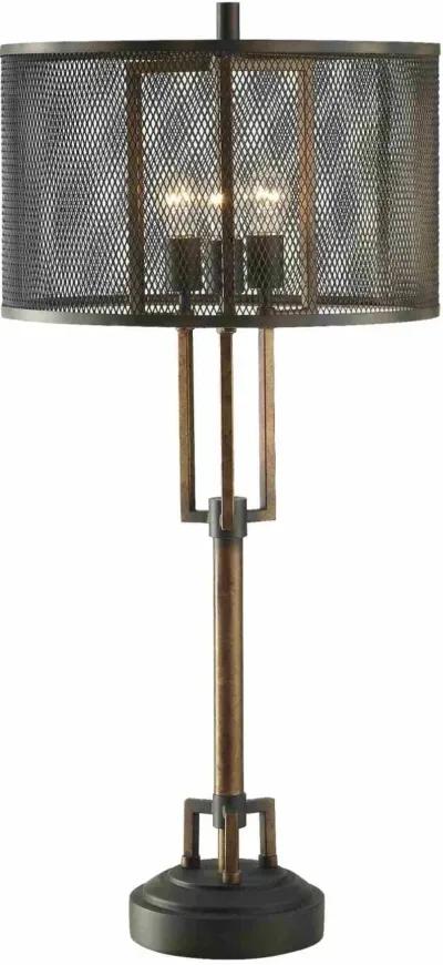 Crestview Winchester Copper & Iron Table Lamp