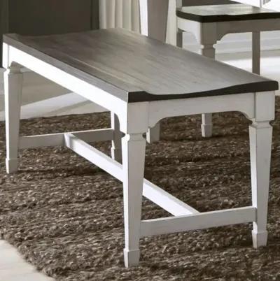 Liberty Furniture Allyson Park Wire Brushed White Dining Bench