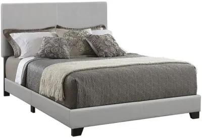 Coaster Dorian Upholstered King Panel Bed Grey