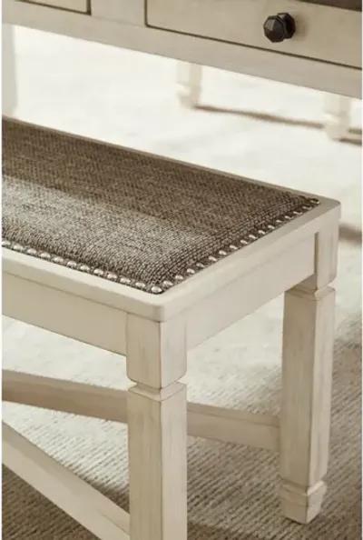 Ashley Bolanburg Two-Tone Dining Room Bench