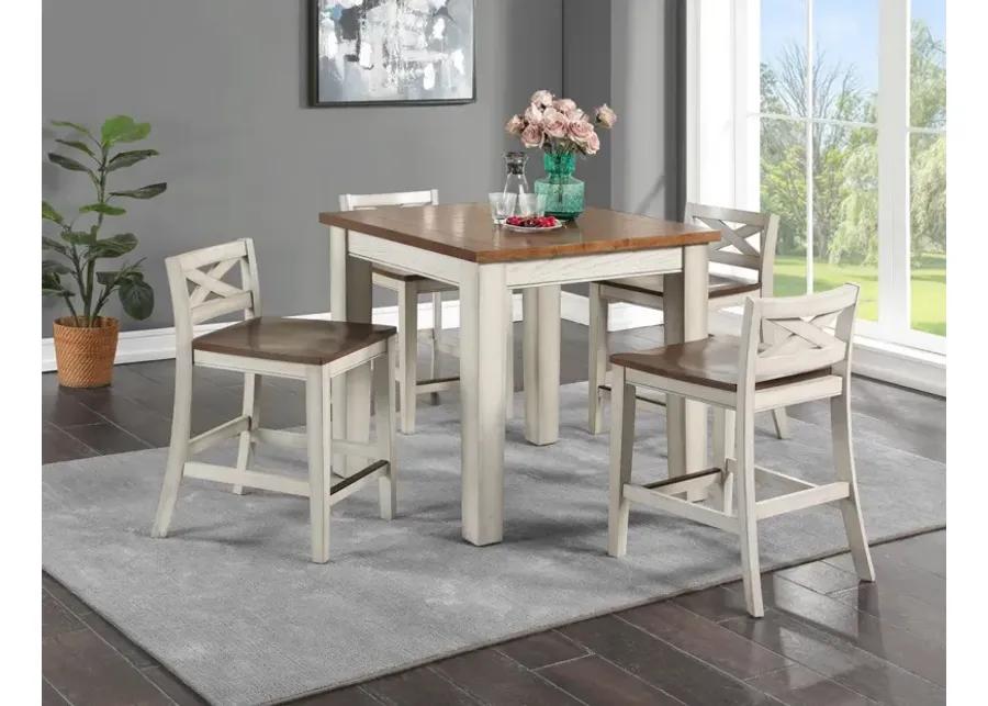 LINDALE 5-PIECE COUNTER HEIGHT DINING SET