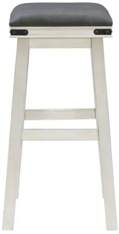 Powell Serrano Bar Stool White