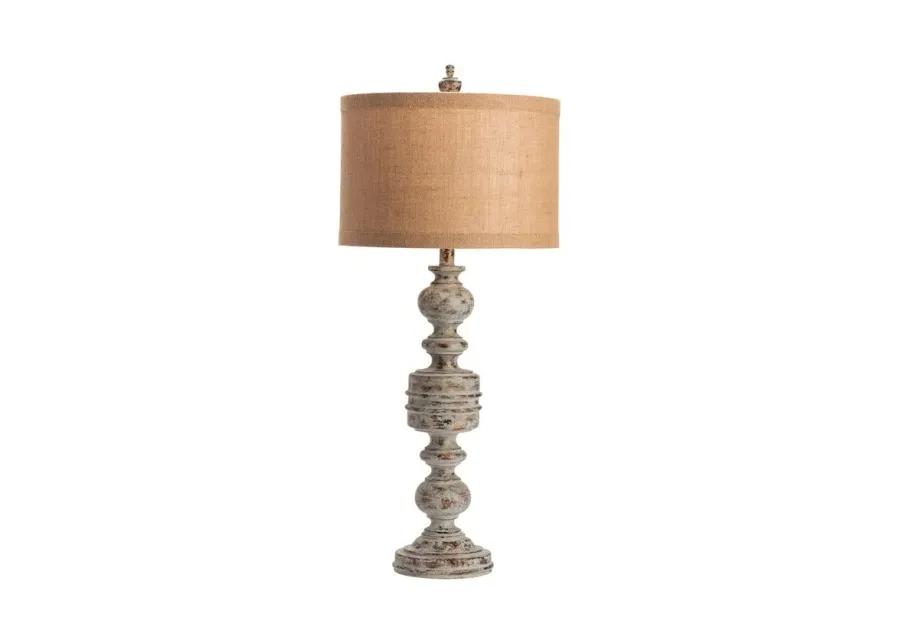 BRUNELLO STONE WASHED BRONZE TABLE LAMP