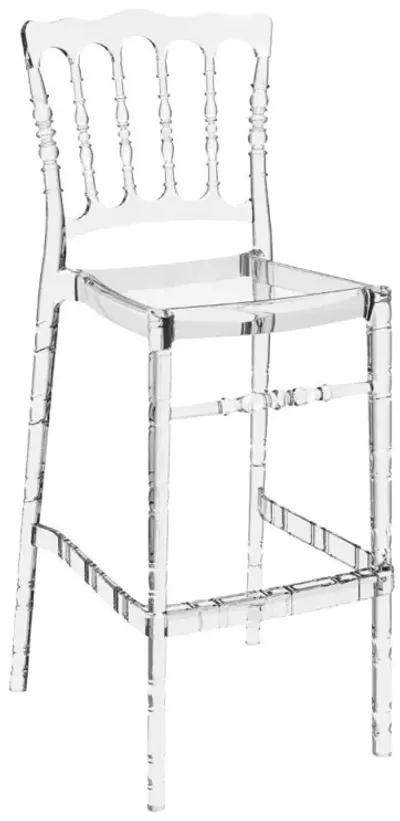 Compamia Opera Polycarbonate Bar Stool Transparent Clear