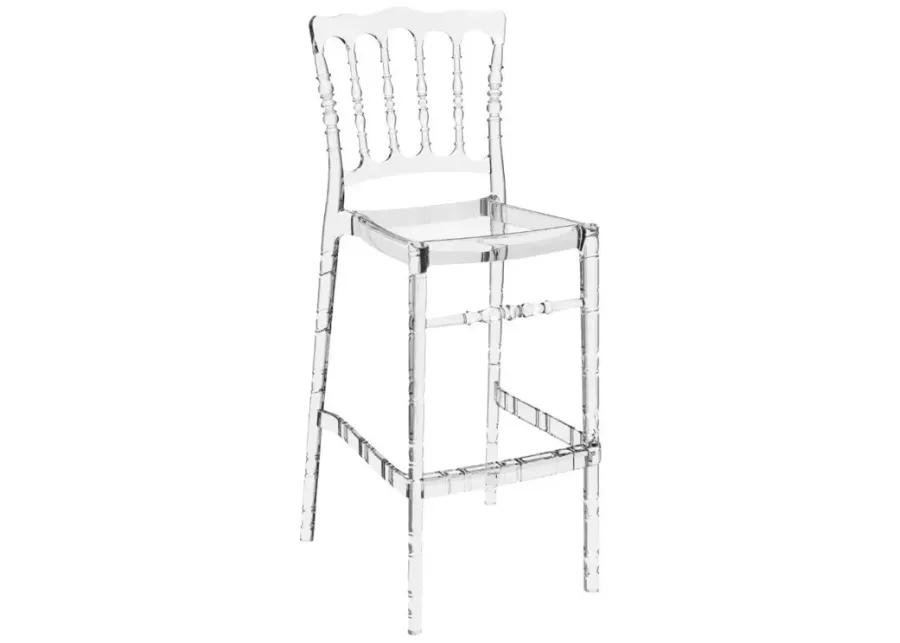 OPERA POLYCARBONATE BAR STOOL TRANSPARENT CLEAR