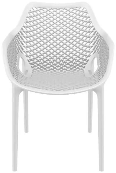 Compamia Air XL Outdoor Dining Arm Chair White