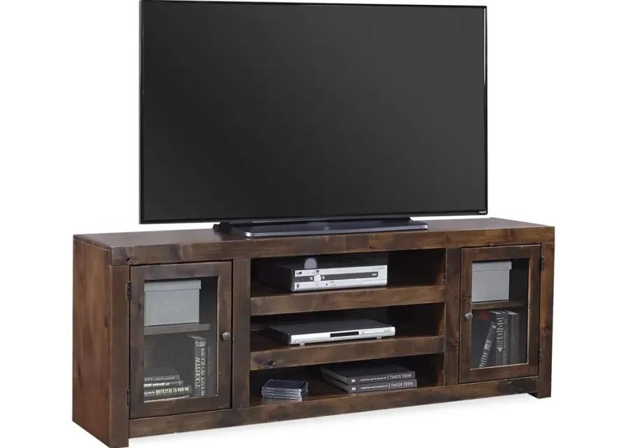 LIFESTYLE TOBACCO 72 INCH TV STAND CONSOLE WITH DOORS