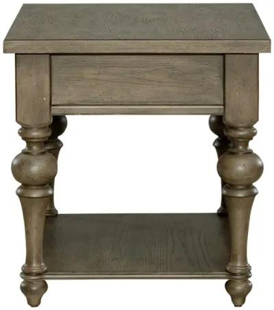 Liberty Furniture Americana Farmhouse Light Brown End Table