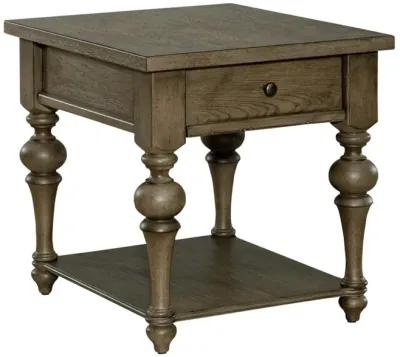 Liberty Furniture Americana Farmhouse Light Brown End Table