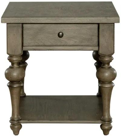 Liberty Furniture Americana Farmhouse Light Brown End Table