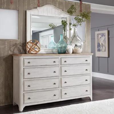 Complete Queen Bedroom Set - Poster Bed, Dresser, Mirror, Chest & Nightstand - Farmhouse Reimagined