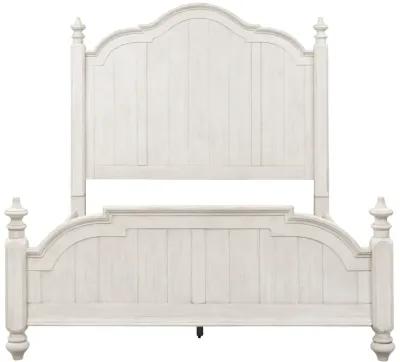 Complete Queen Bedroom Set - Poster Bed, Dresser, Mirror, Chest & Nightstand - Farmhouse Reimagined