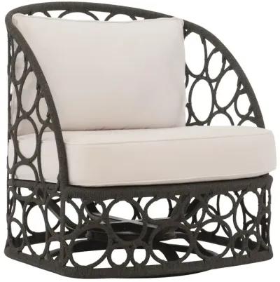 Bernhardt Bali Outdoor Grey Flannel Swivel Chair